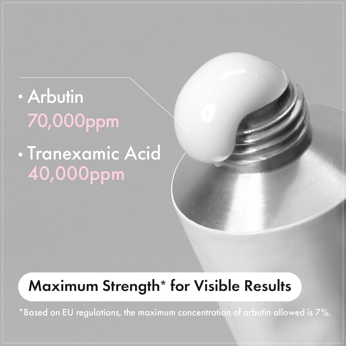 TOSOWOONG Arbutin 7.0 + TXA 4.0 Cream – 50ml | Brightening Dark Spot Correcting Cream for Even Skin Tone
